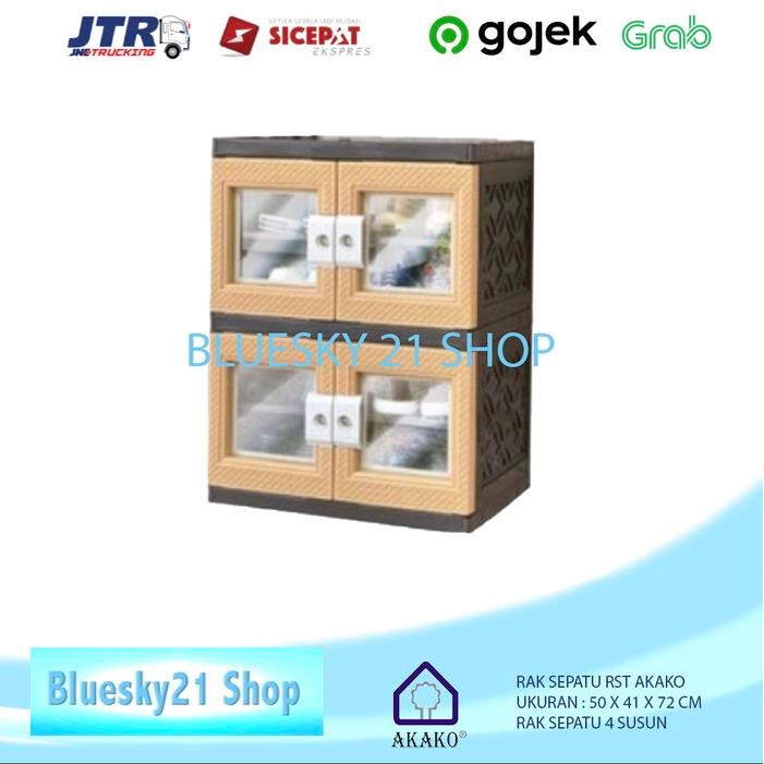 LEMARI SEPATU + KACA / LEMARI KACA AKAKO / LEMARI SEPATU AKAKO MURAH