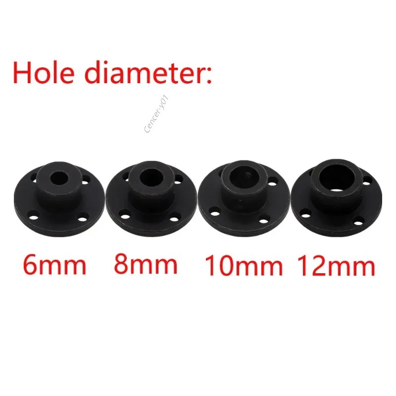 IMPORT 6MM/8MM/10MM/12MM RIGID FLANGE COUPLING MOTOR GUIDE SHAFT COUPLER SUPPORT CONNECTOR 45# STEEL
