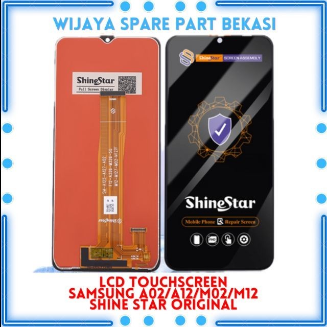 Mutu- Lcd Touchsreeen Samsung A02/A12/A32 5G/M02/M12 Shine Star Black