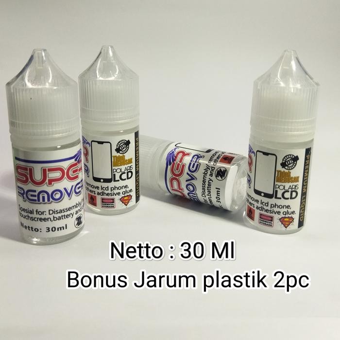 Mutu- Cairan Remover Lcd Baterai Super Remover Tested