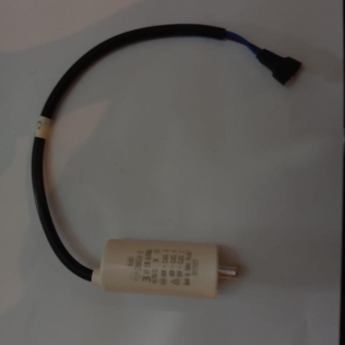 Ready Kapasitor Dinamo Motor Mesin Cuci CBB65A-2 3 mf Original