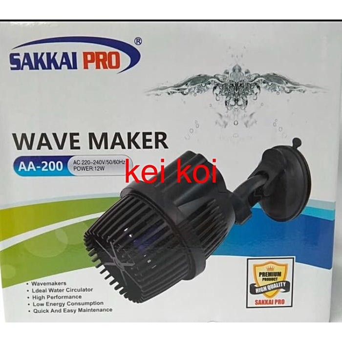 Siap- Pompa Aquarium Wave Maker Sakkai Pro Aa-200