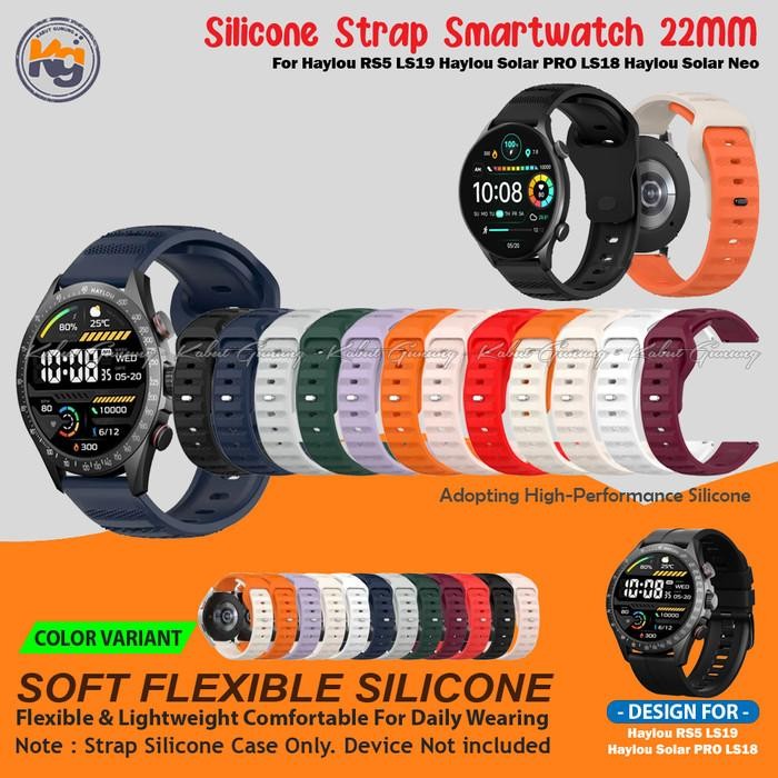 Siap- Strap Smartwatch 22Mm For Haylou Solar Lite Haylou Solar Pro Ls18 Haylou Solar Neo