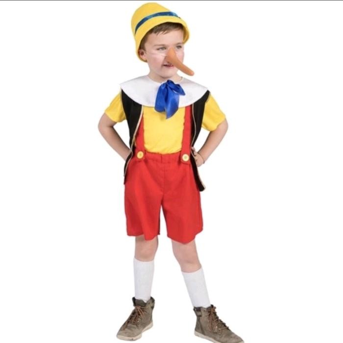 kostum anak pinokio pinocchio boy costume italian story book