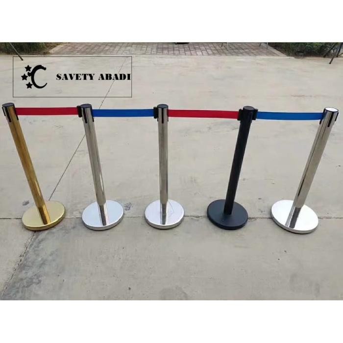 

PROMO TAPAK TIANG ANTRIAN TIANG PEMBATAS ANTRIAN TALI 1.8MTR BIRU MERA