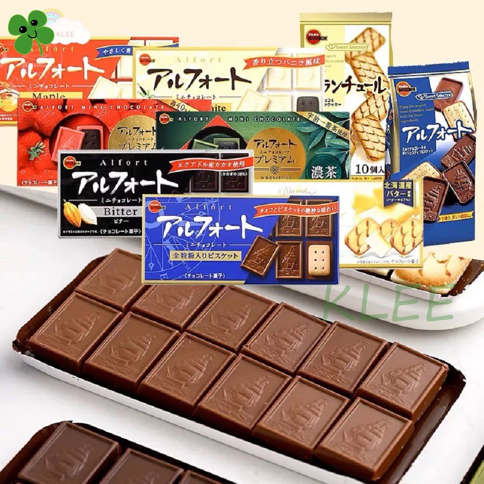 

Bourbon Alfort Mini Chocolate Jepang 55gr - Morinaga DARS Coklat Japan - Morinaga Cokelat Khas