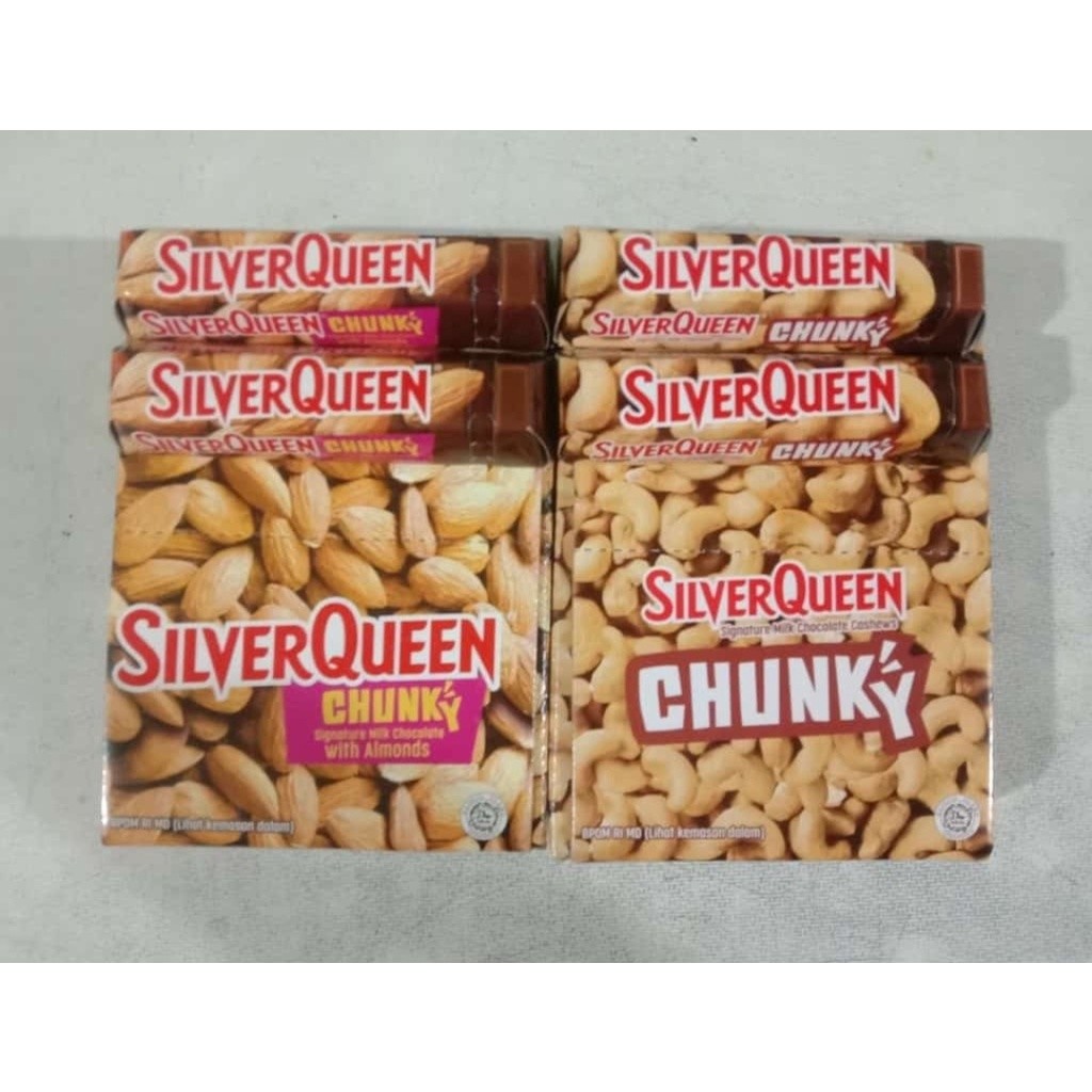 

Silverqueen ChunkyBar Mede Almond 26gr box