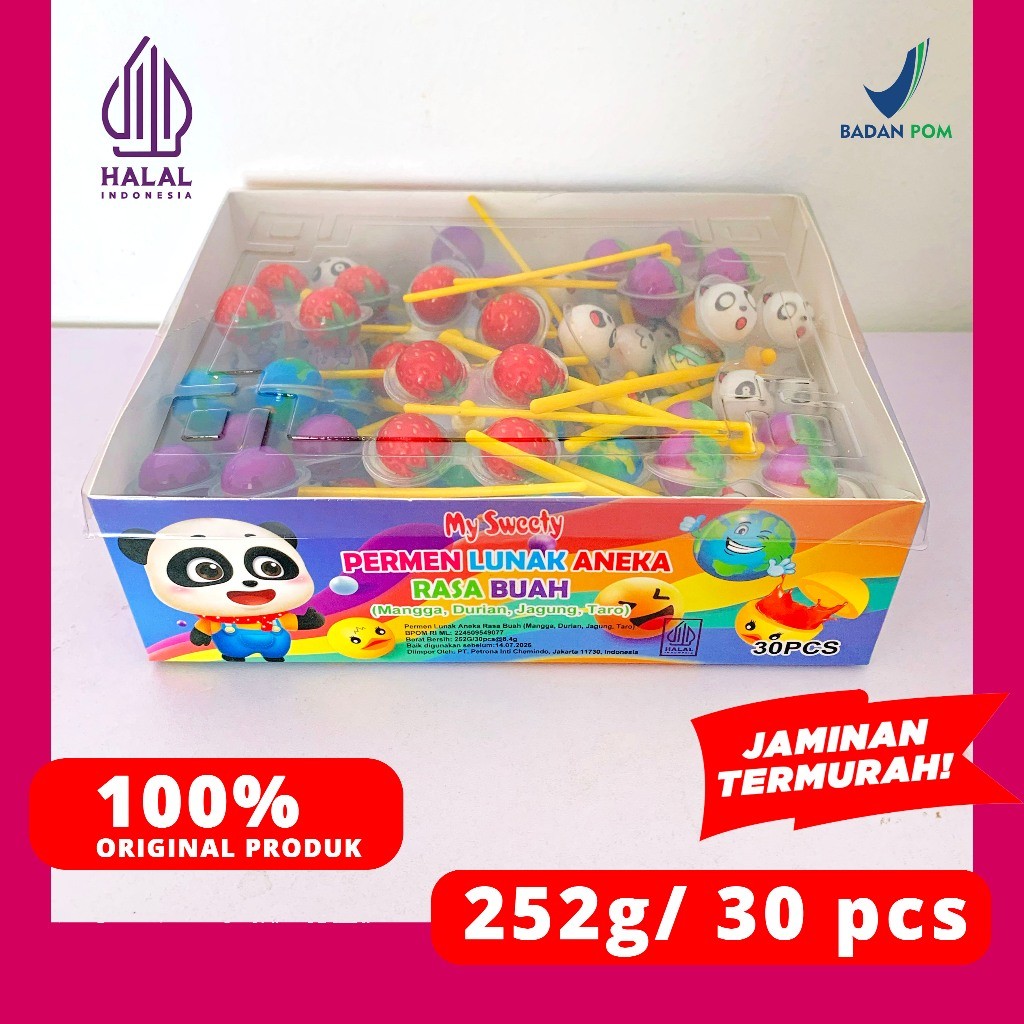 

PERMEN LUNAK KINCIR ANGIN / WINDMILL 252G/ 30 PCS HALAL MYSWEETY