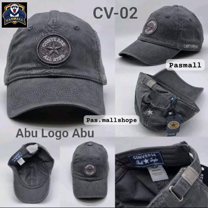 Topi Baseball Pria Converse Original Import Cv-02 #Gratisongkir #Sale #Discount