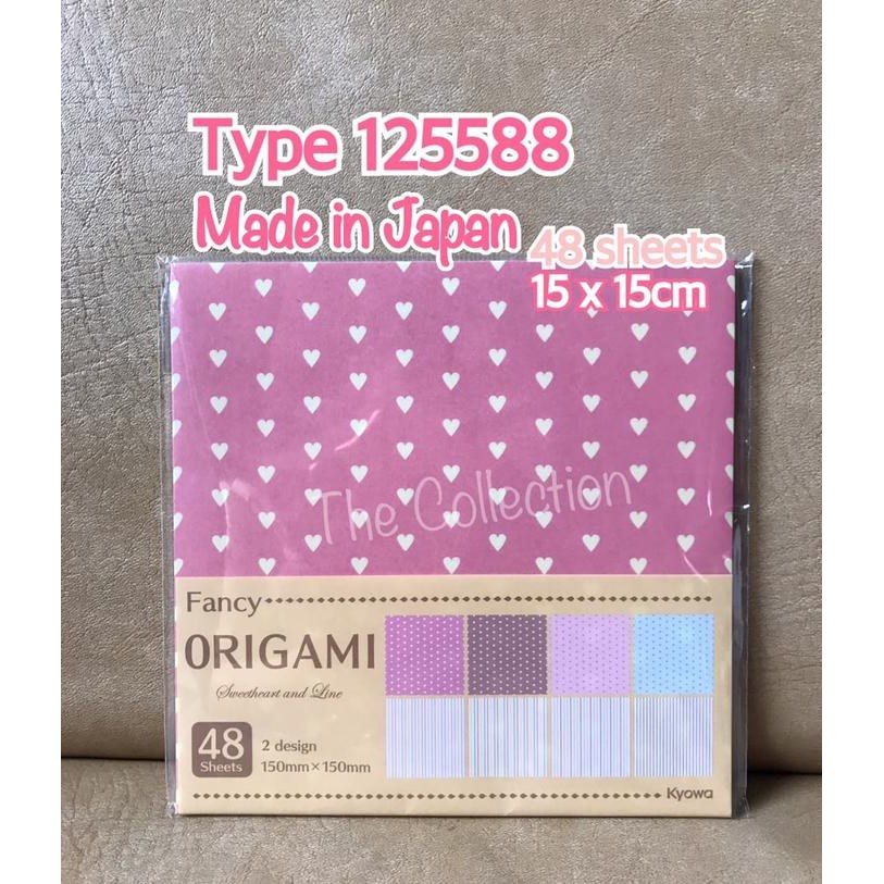 

ATK0513OR JAPAN 48 LBR 15X15 KERTAS ORIGAMI TYPE 125588 HEART PINK