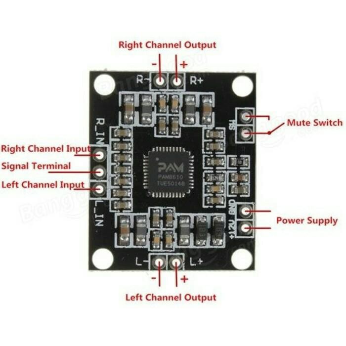 Mantap- PAM8610 amplifier board PAM 8610 Sound Good Quality