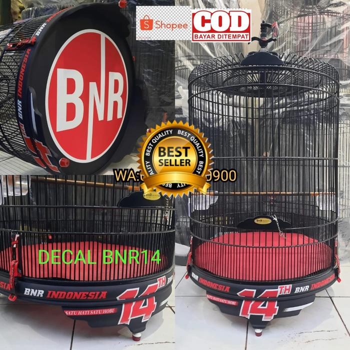 SANGKAR KANDANG MURAI BNR DECAL 14th ORIGINAL NO 2
