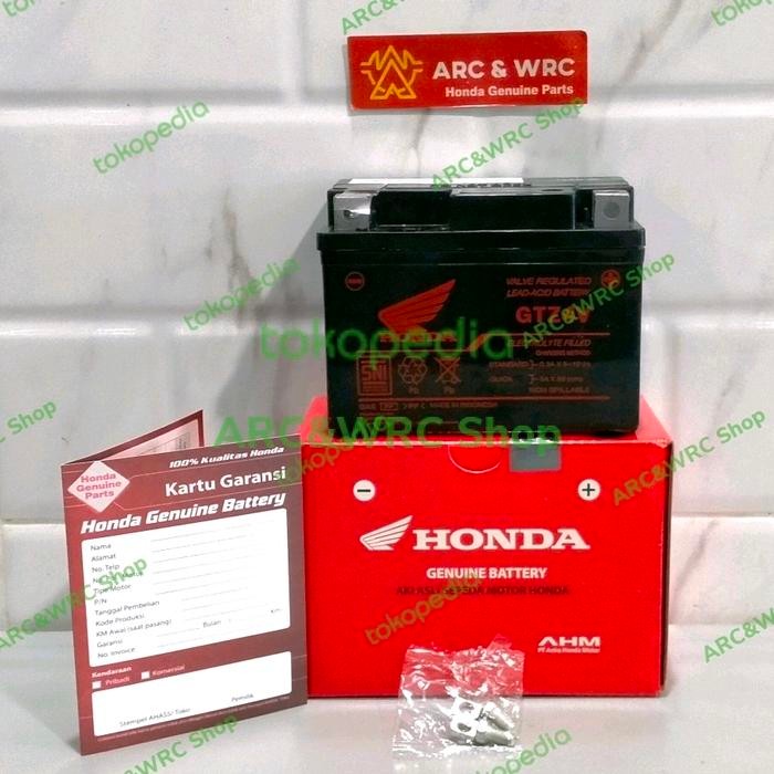 Aki Accu Baterry Gtz4V Ytz4V Motor Honda Beat Scoopy Supra 31500Kwwa01