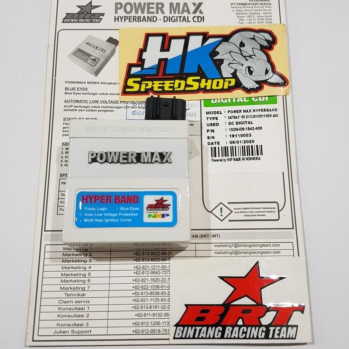 Cdi Brt Power Max Hyperband - New Satria Fu 2013