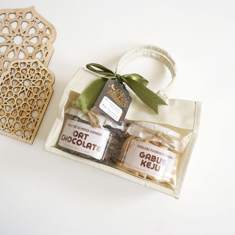 

Hot Product Hampers Lebaran Idul Fitri Kue Kering Almond Cookies Organic Gluten Free Isi 2 Jar