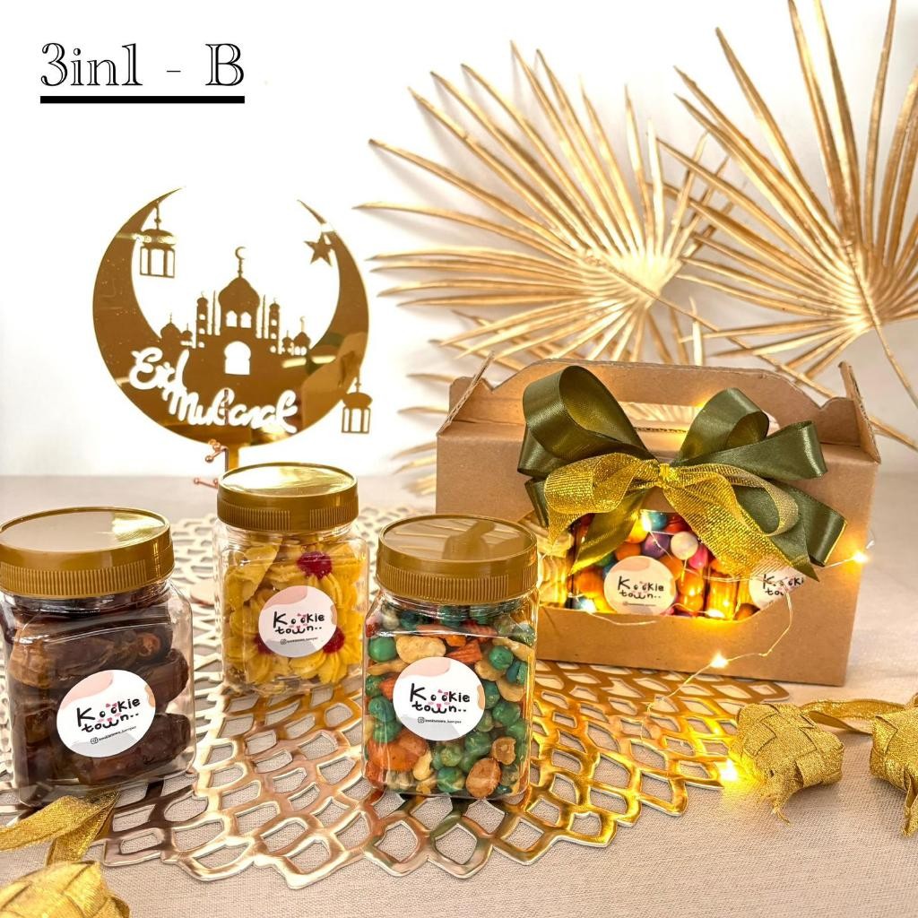 

terbaru hampers lebaran / hampers kue kering / gift box makanan / parcel lengkap idul fitri / paket