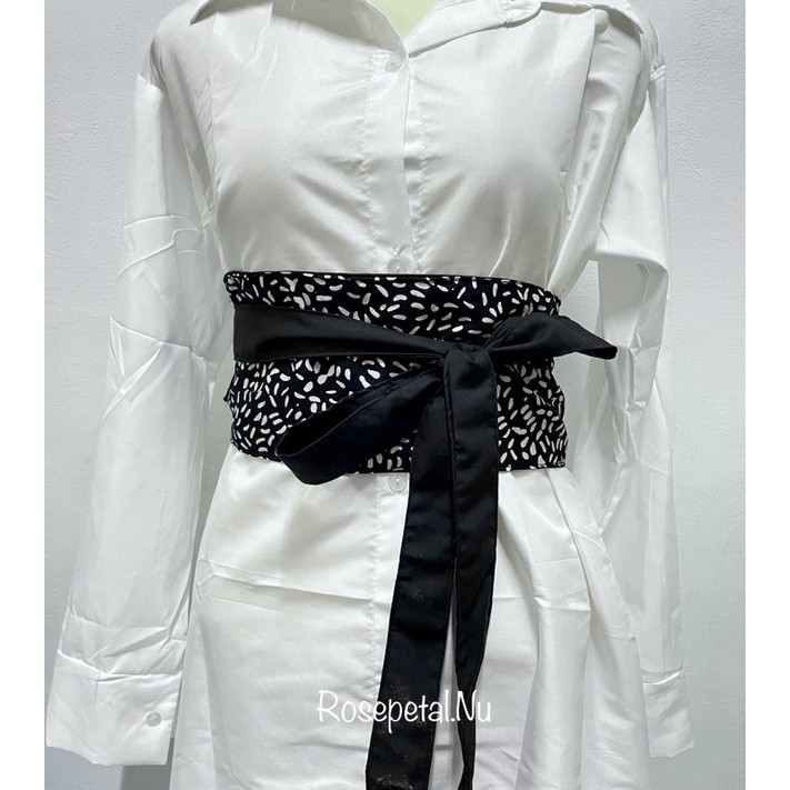 obi belt batik tenun beras / ikat pinggang obi tenun beras / OBI BELT JUMBO BSIZE TENUN ikat