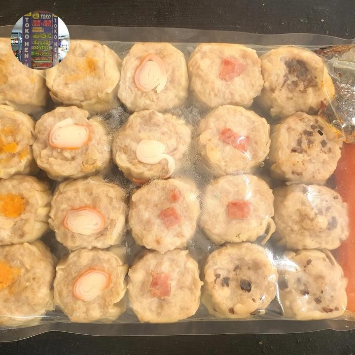 

Siomay Dimsum Jumbo Mix Lezat Halal Plus Saus Isi 20pcs