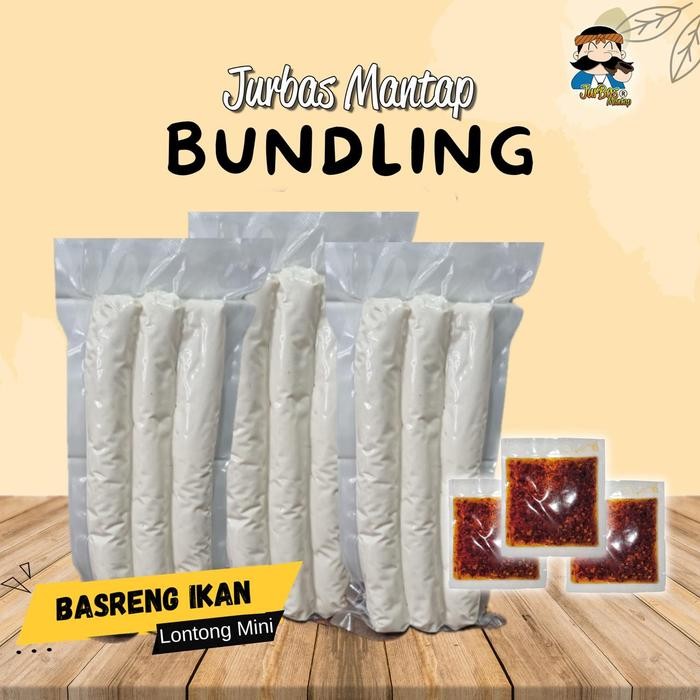 

[3 Pack] Basren Lontong MINI + 3 Chili oil Sachet - Basreng Ikan/Ayam Berkualitas - Food