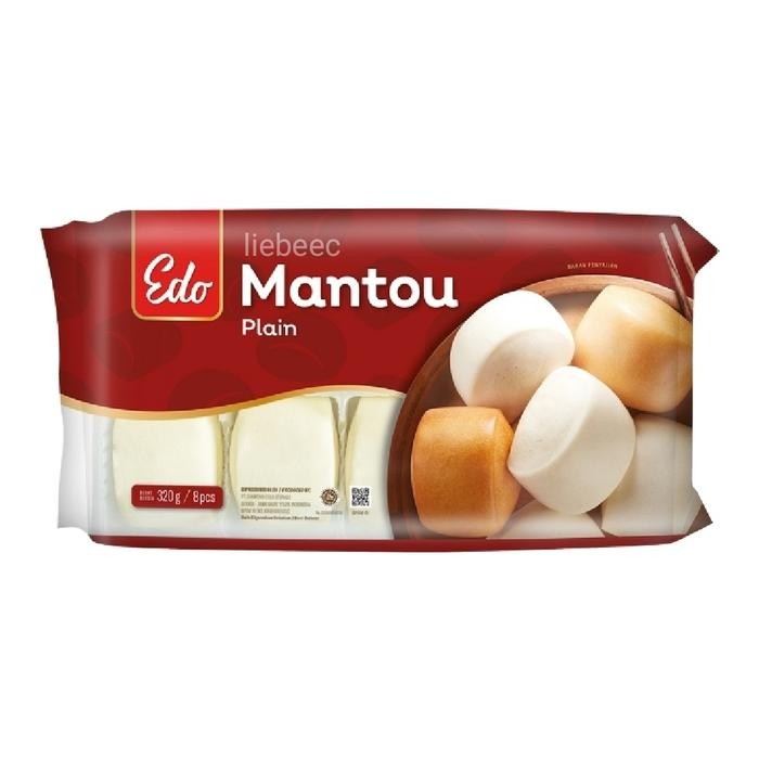 

Edo Mantao Plain 320 gr isi 8 Frozen Mantau 320gr
