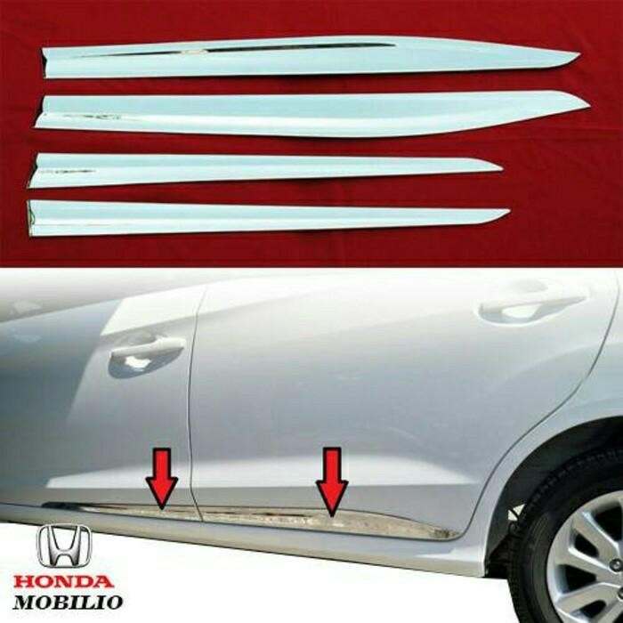 PREMIUM list garnish chrome / vernekel pintu samping mobilio