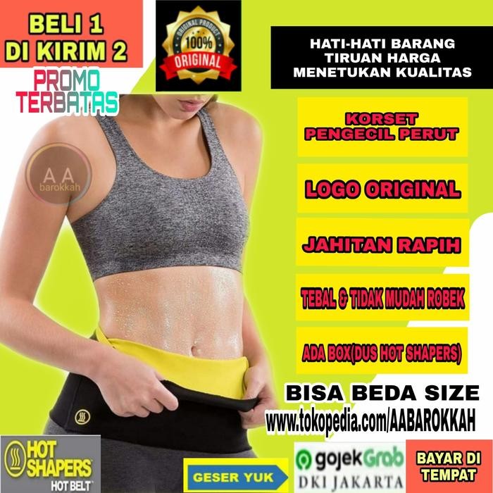 WAIST HOT SHAPERS NEOTEX ORIGINAL KORSET OLAHRAGA WANITA PRIA PAKAIAN