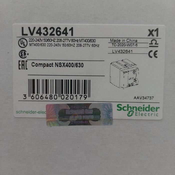 SCHNEIDER MT400/630 LV432641 220-240VAC MOTOR MECHANISM MOTORIZED
