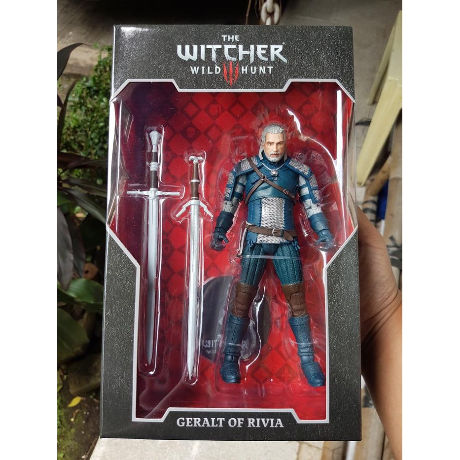 The Witcher 3 Wild Hunt Geralt of Rivia Viper Armor Teal Dye McFarlane