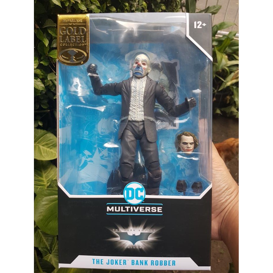 DC Multiverse Joker Bank Robber MISB The Dark Knight Trilogy McFarlane