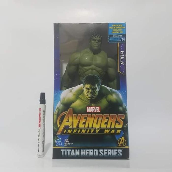 mainan action figure hulk titan heroes series by hasbro avengers infin