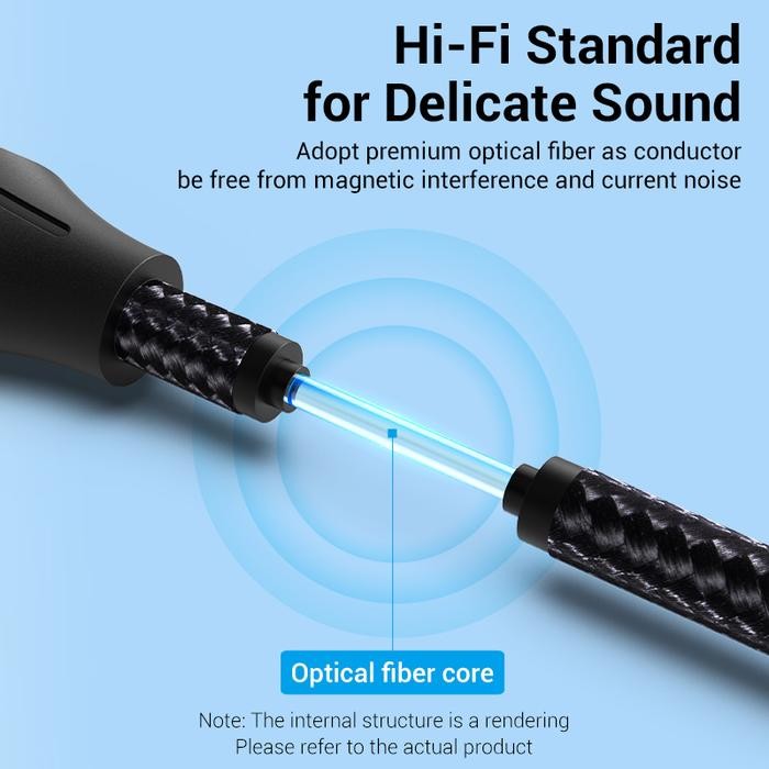 VENTION Kabel Audio Toslink Optical Fiber Optic Hh Quality *