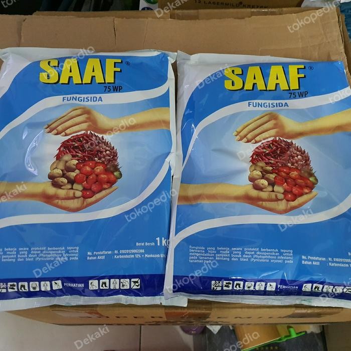 Fungisida SAAF 75WP kemasan 1KG