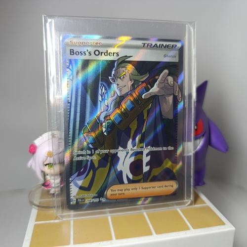 ORI Kartu Pokemon Boss's Order Ghetsis SR Eng PAL EN 248/193 TCG Card Paldea Evolved Poke Trainer Pe