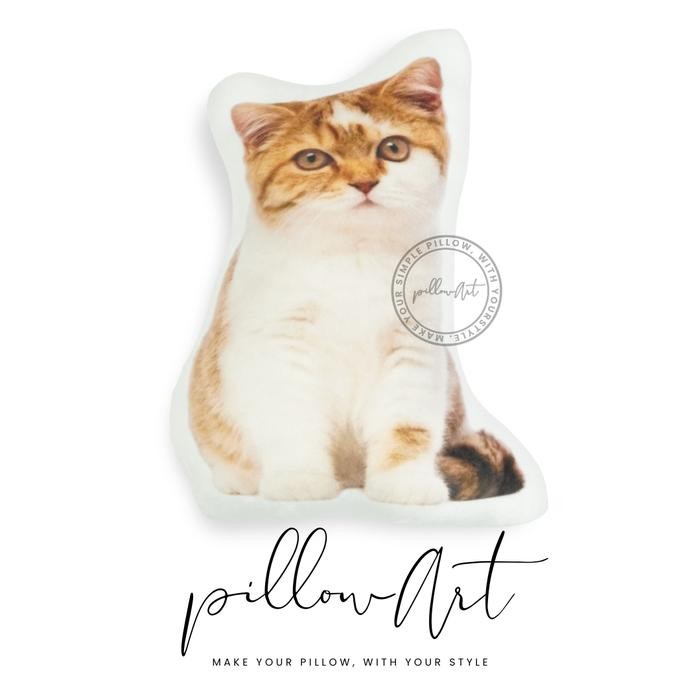 Pillowart - Bantal Anabul Custom Anjing / Kucing Size L-ART109