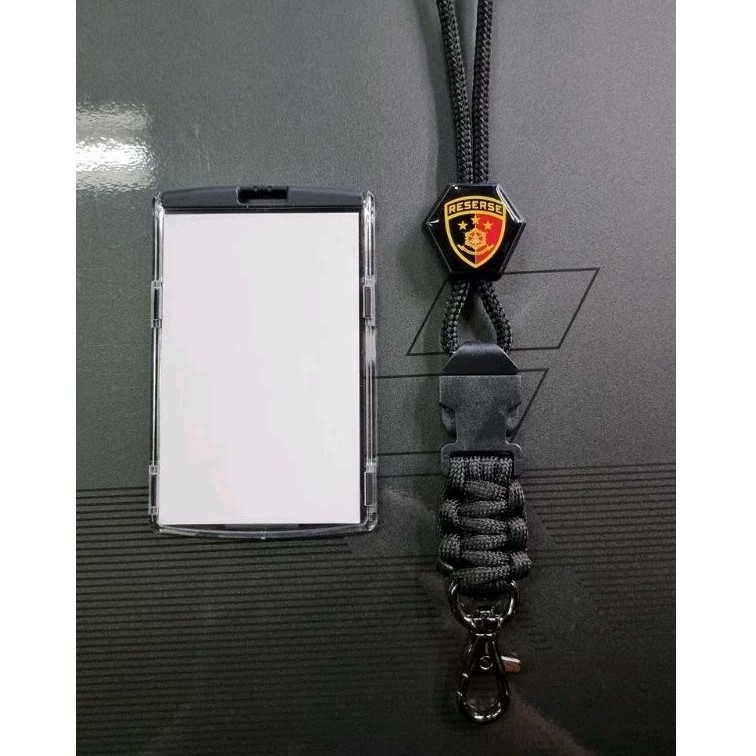 

Tali gantungan id exagonal logo RESERSE RESKRIM plus cover