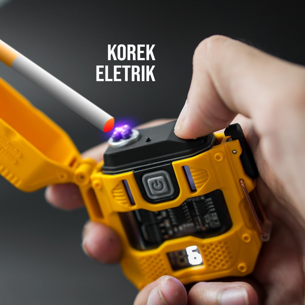 KOREK API ELEKTRIK SENTER LED 3 MODE PORTABLE LAMP LAMPU KEY CHAIN FREE BOX D54