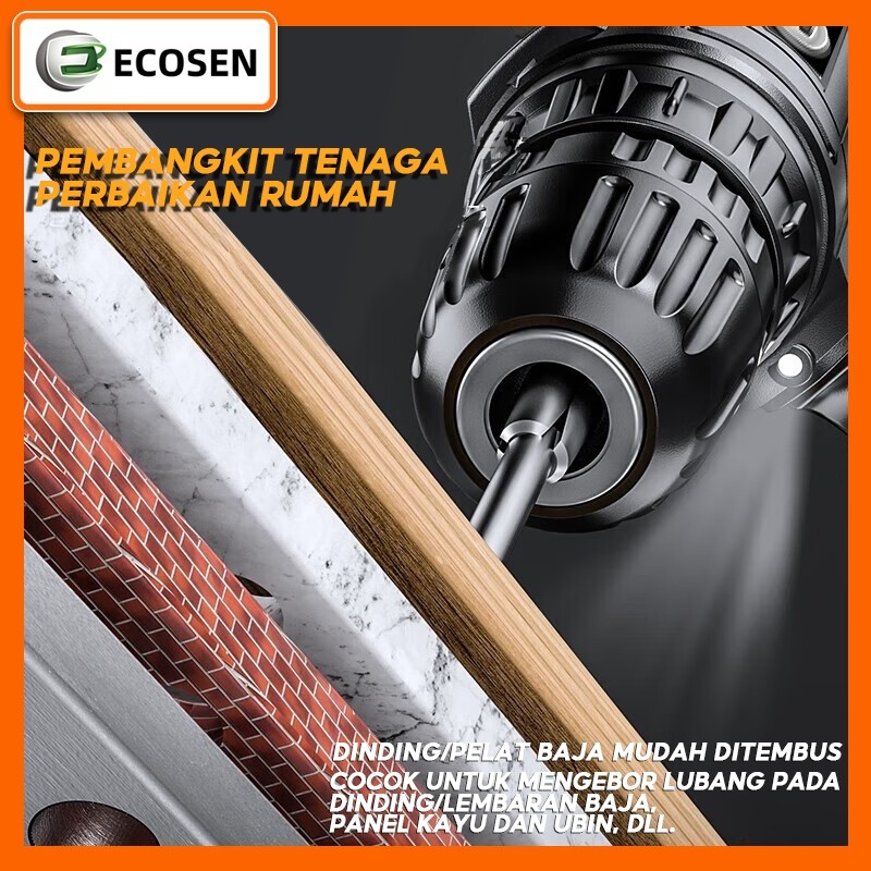 MESIN BOR BATERAI TANGAN/BOR LISTRIK/BOR CAS/BOR BATRAI/CORDLESS POWER DRILLS/2 BATERAI CORDLESS