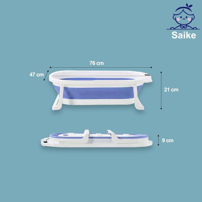 PROMO.. BAK MANDI BAYI PORTABLE BAK MANDI BAYI LIPAT BAK MANDI BAYI THERMOMETE