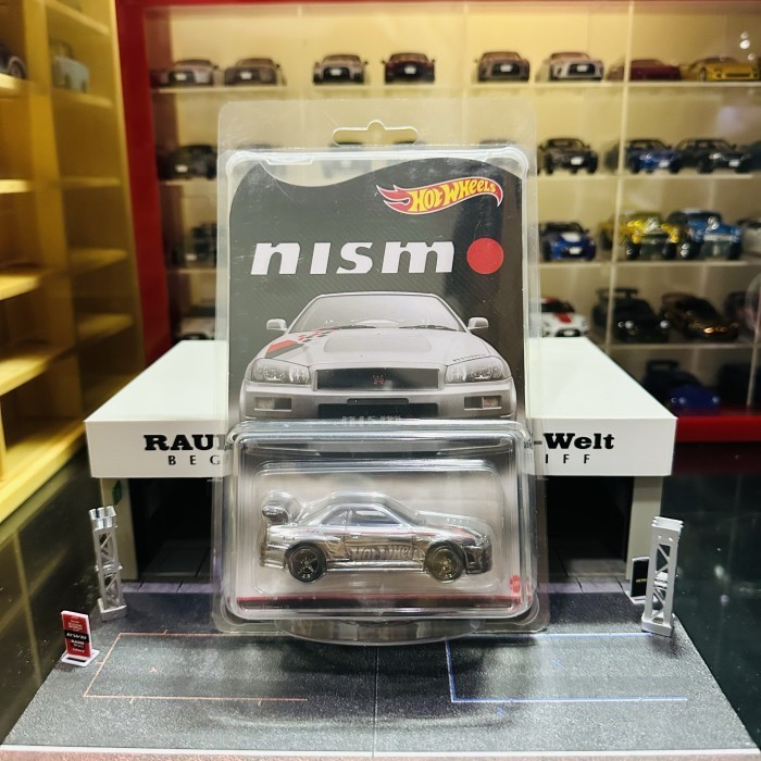 SALE  SALE HOTWHEELS RLC 2022 NISSAN SKYLINE GTR R34 (BNR34) NISMO SILVER READYY READYY