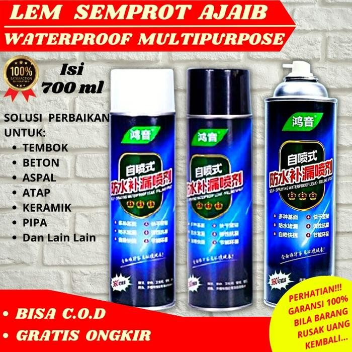 Spray Perekat Ajaib Lem Anti Bocor Semprot Wateroof / Lem Material *