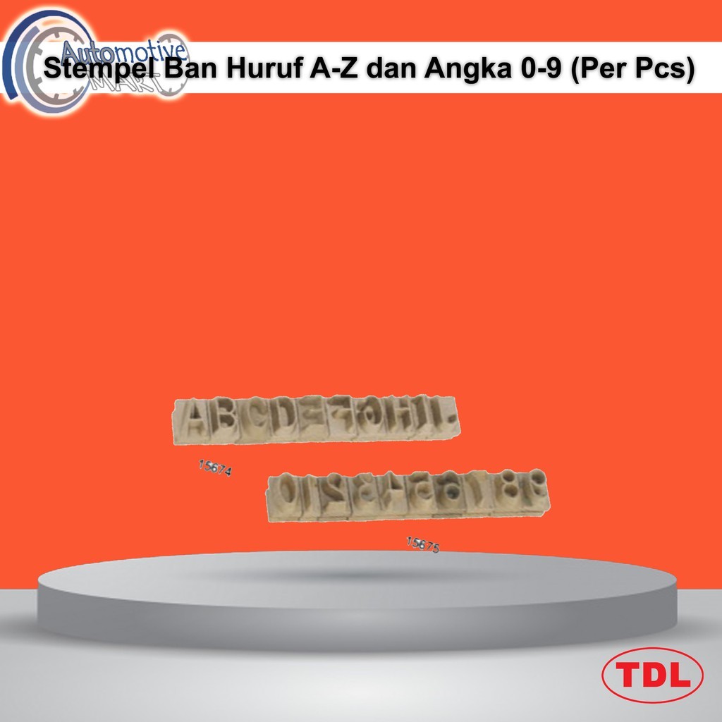 

pel Ban Huruf A-Z dan Angka 0-9 1/2" (Per Pcs)
