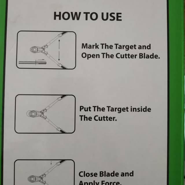 

ting kawat besi rantai gembok PL-BC1421 bolt cuter 36 inch