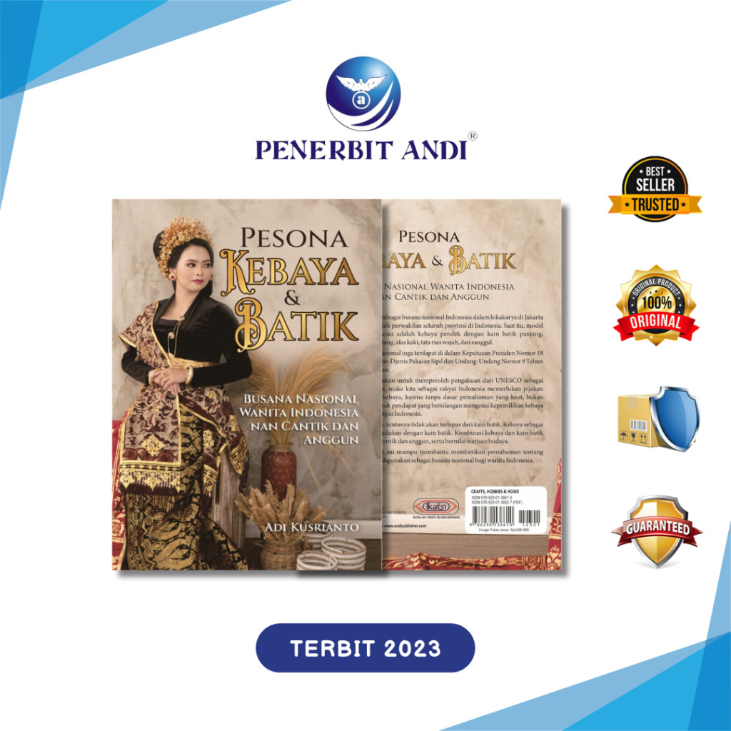 Penerbit Andi - Buku Pesona Kebaya & Batik, Busana Nasional Wanita Indonesia nan Cantik & Anggun