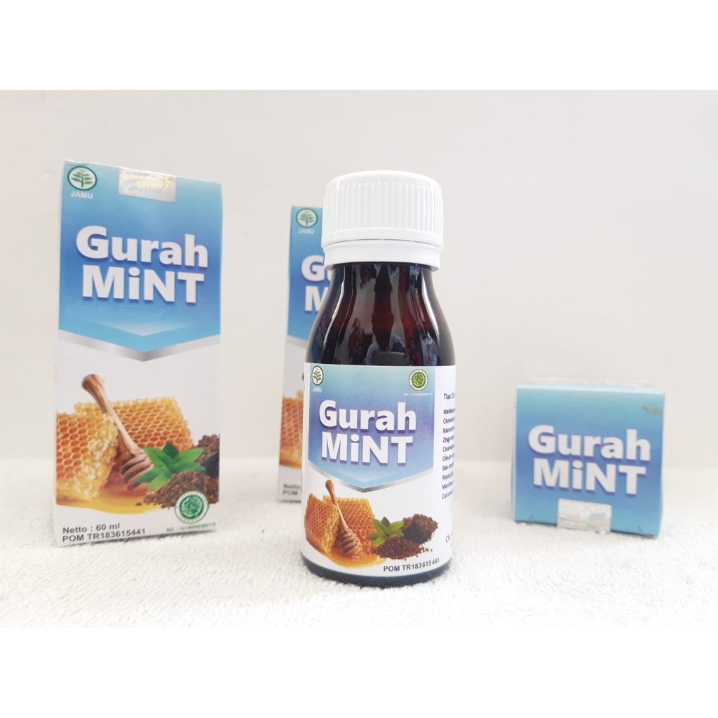 

Sirup Madu Gurah Rasa Mint 60 ML | Herbal Batuk Pilek Flu Batuk Berdahak