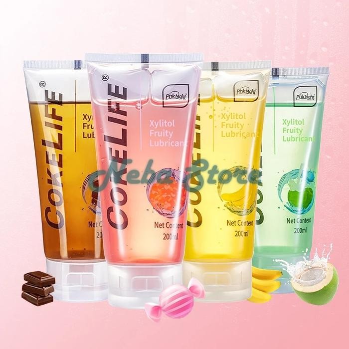 PvTerjamin- Cokelife Lubricant Xylitol Fruity Edible Oral Lube Waterbased 200ml