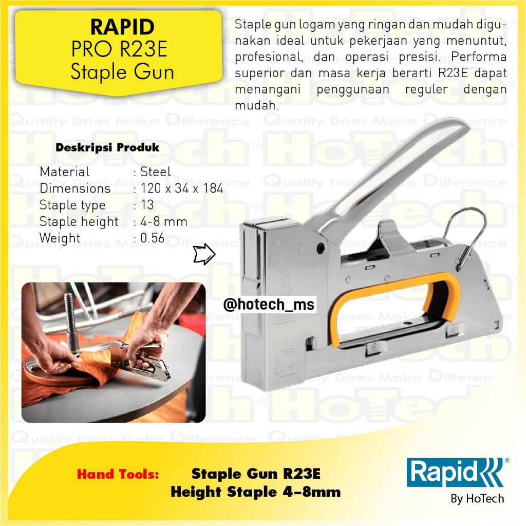 

PRO STAPLE R23E T/F (BLISTER) MADE IN SWEEDEN Staple R23