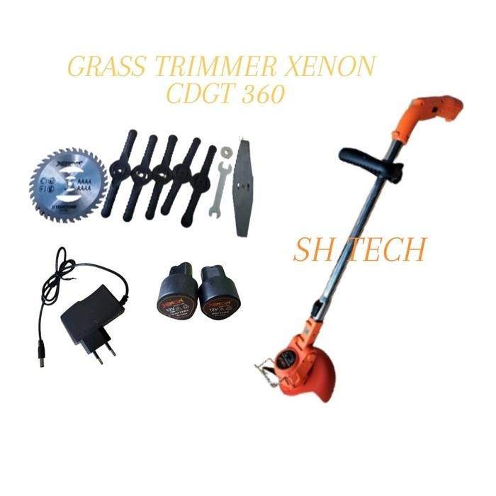 Xenon Cdgt360 Cdgt 360 Mesin Potong Rumput Battery Corldess 12 Volt