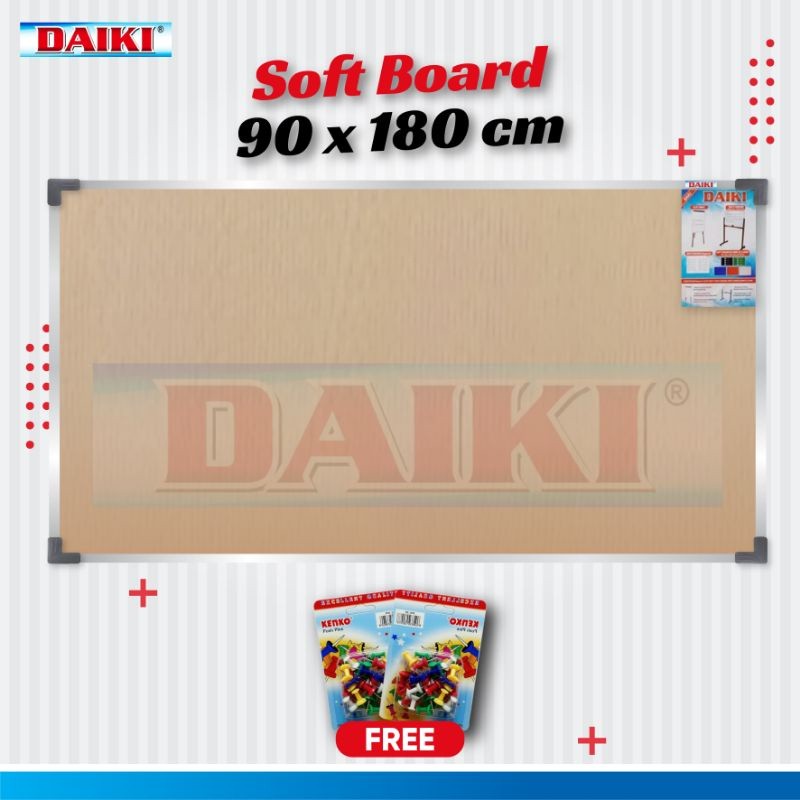 

Softboard / Papan mading classic DAIKI Uk 90x180 Cm