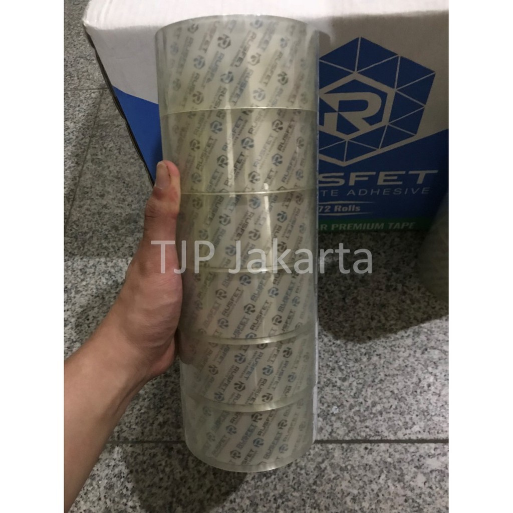 

Lakban Rusfet 2 inch x 90 yard 1 dus khusus ojol