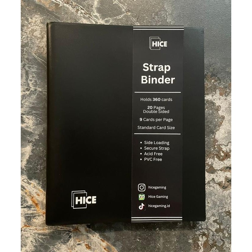 

LANGSUNG DIPROSES [Defect] HICE Strap Album Card Binder 9 Pocket - Binder Kartu Pokemon Magic OP -